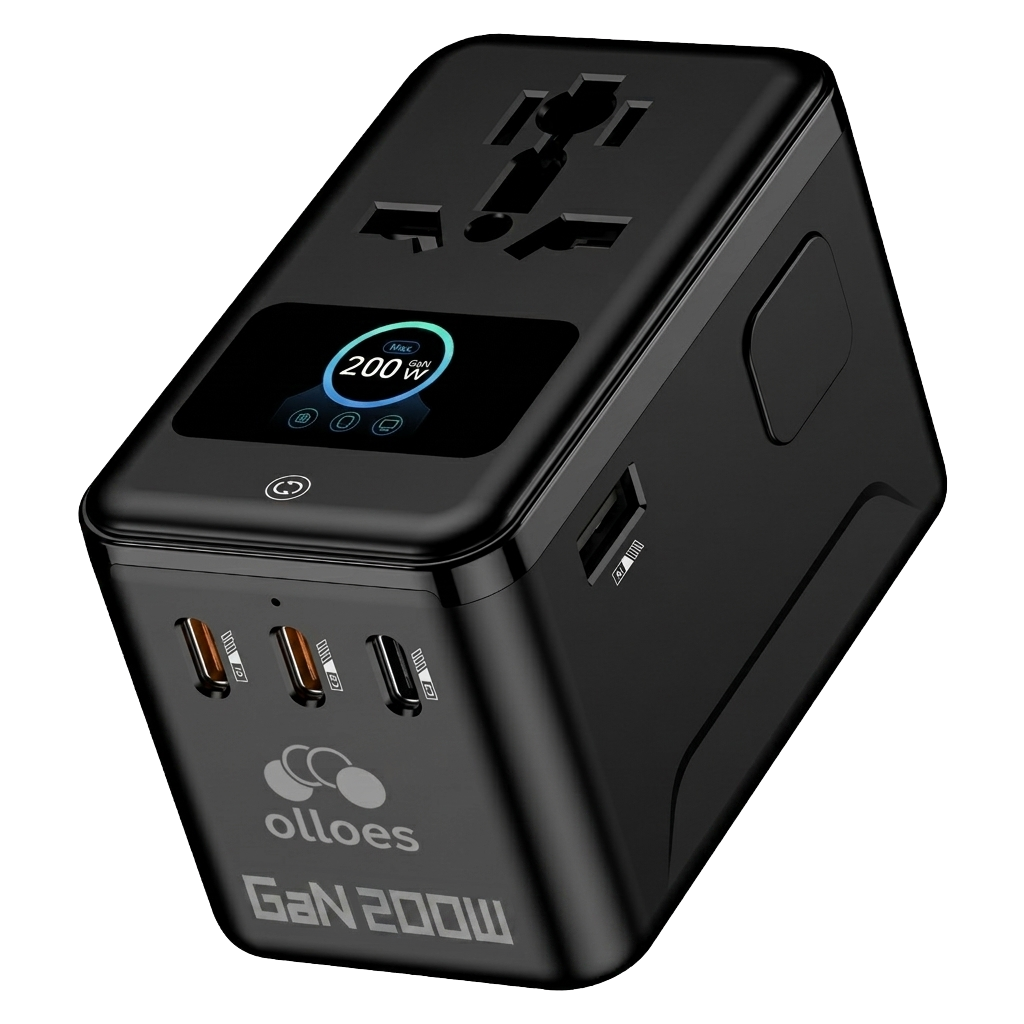 Olloes Travel Adapter Ultra Touch 200W