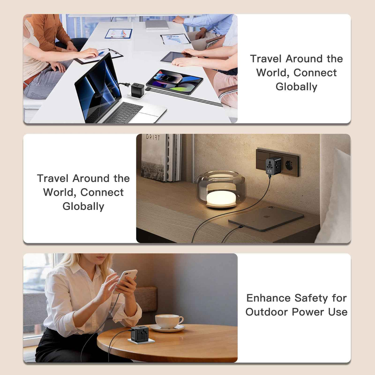 Olloes Travel Adapter Mini 45W