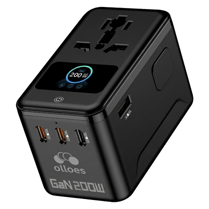 Olloes Travel Adapter Ultra Touch 200W