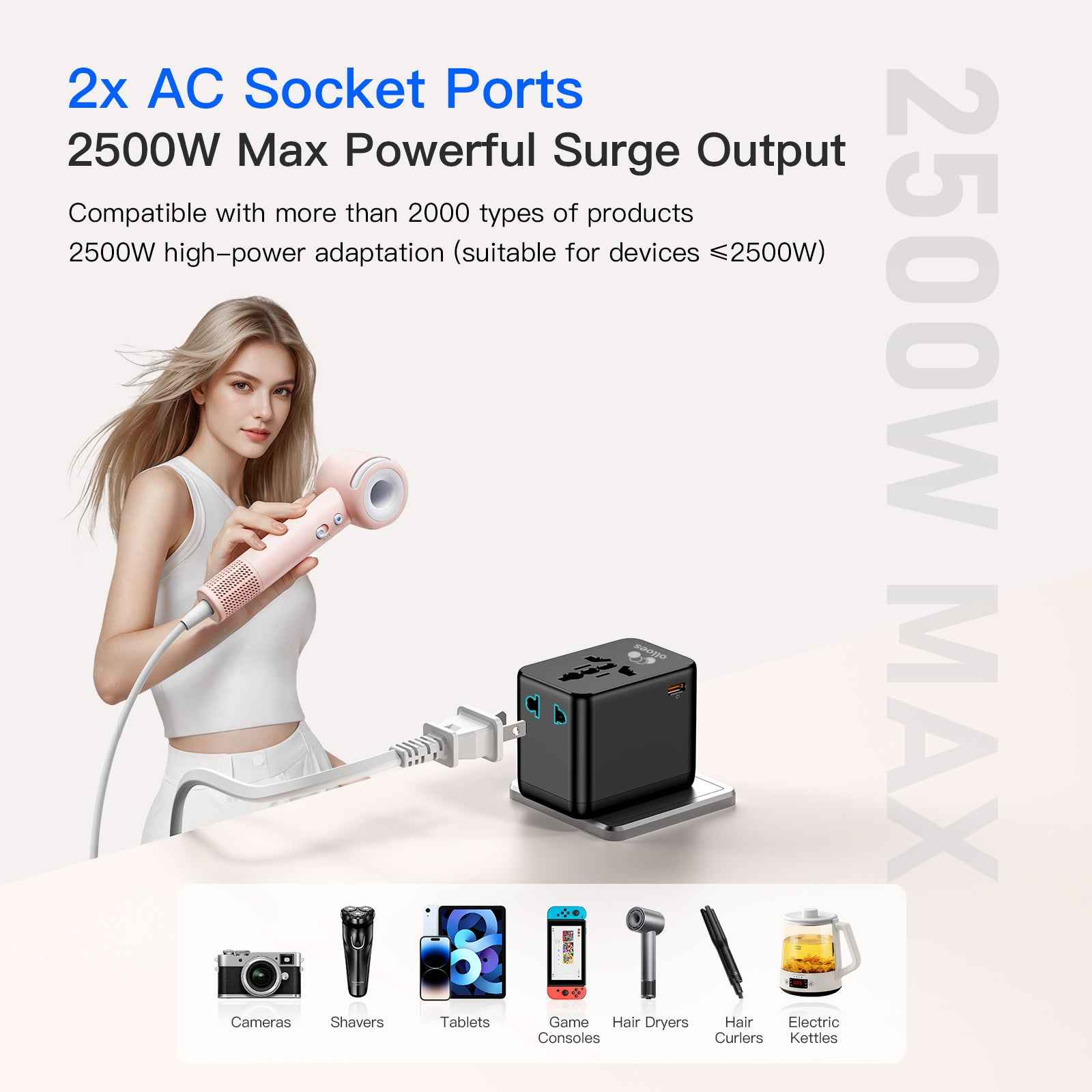 Olloes Travel Adapter Mini 45W