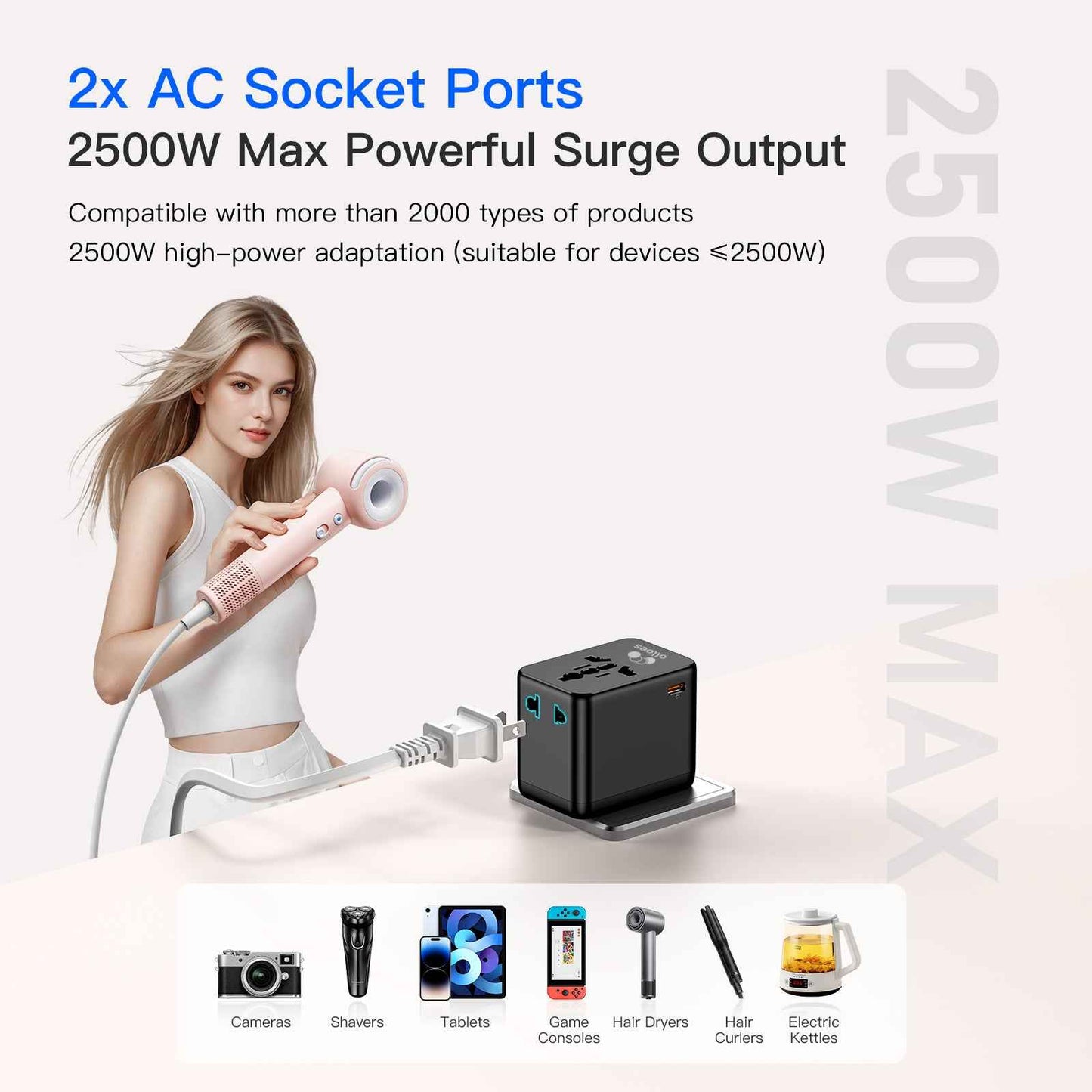 Olloes Travel Adapter Mini 45W